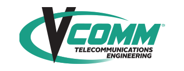 V-COMM logo